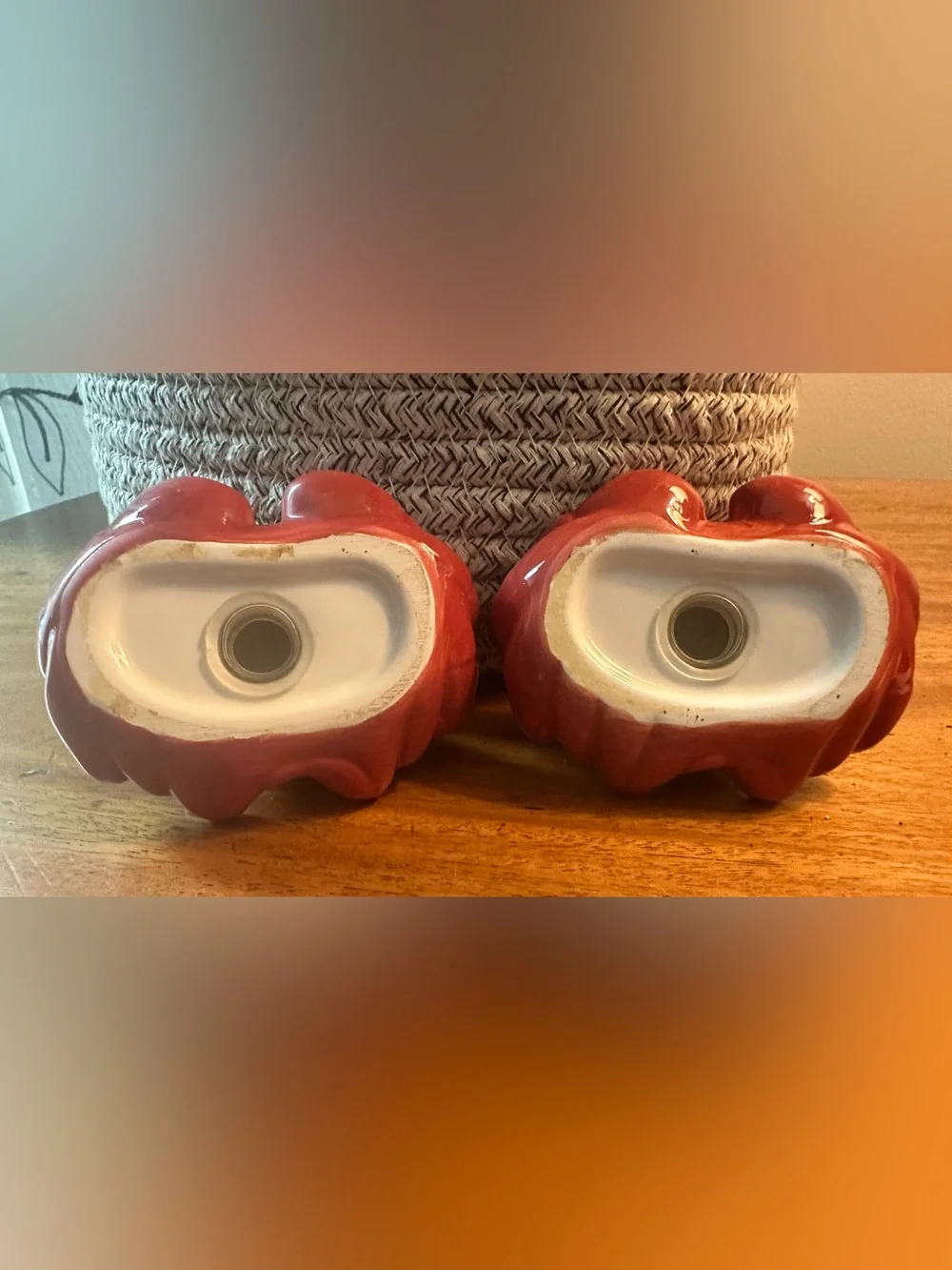 Vintage Ceramic Crab Salt and Pepper Shaker Set Ocean Beach Decor